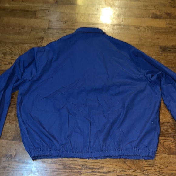 Vintage 90's bright blue w/red Polo Ralph Lauren Cotton Windbreaker sz XL - Picture 8 of 12